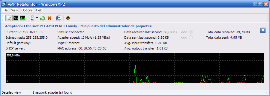 AMP NetMonitor Portable screenshot